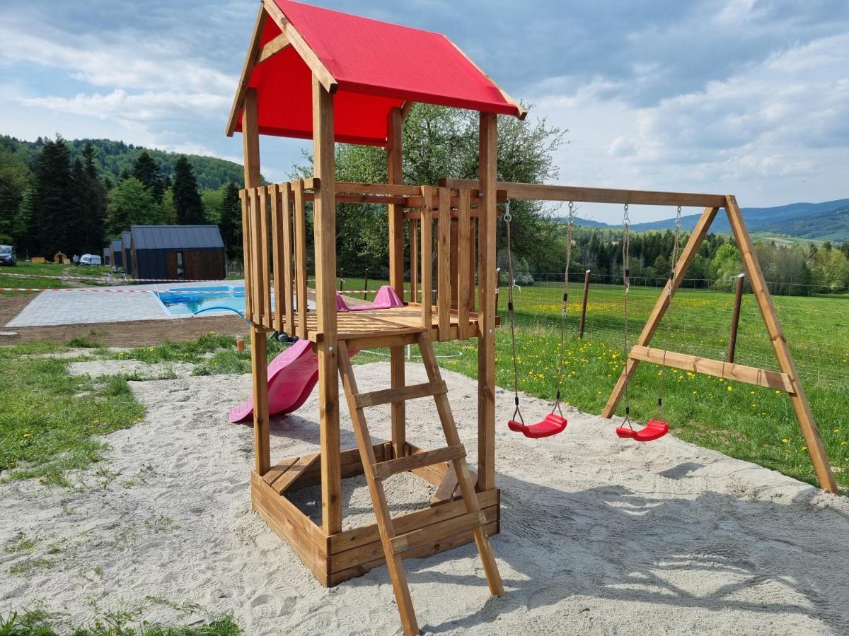 Klimkowka Pod Gwiazdami - Sauna, Jacuzzi, Basen Bagian luar foto