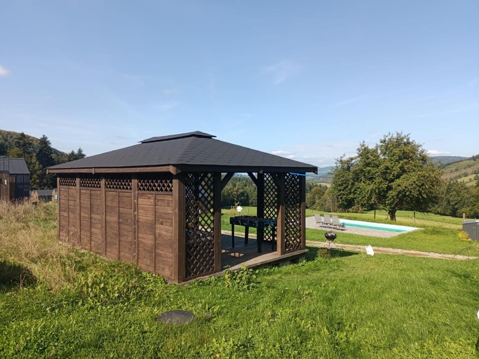 Klimkowka Pod Gwiazdami - Sauna, Jacuzzi, Basen Bagian luar foto